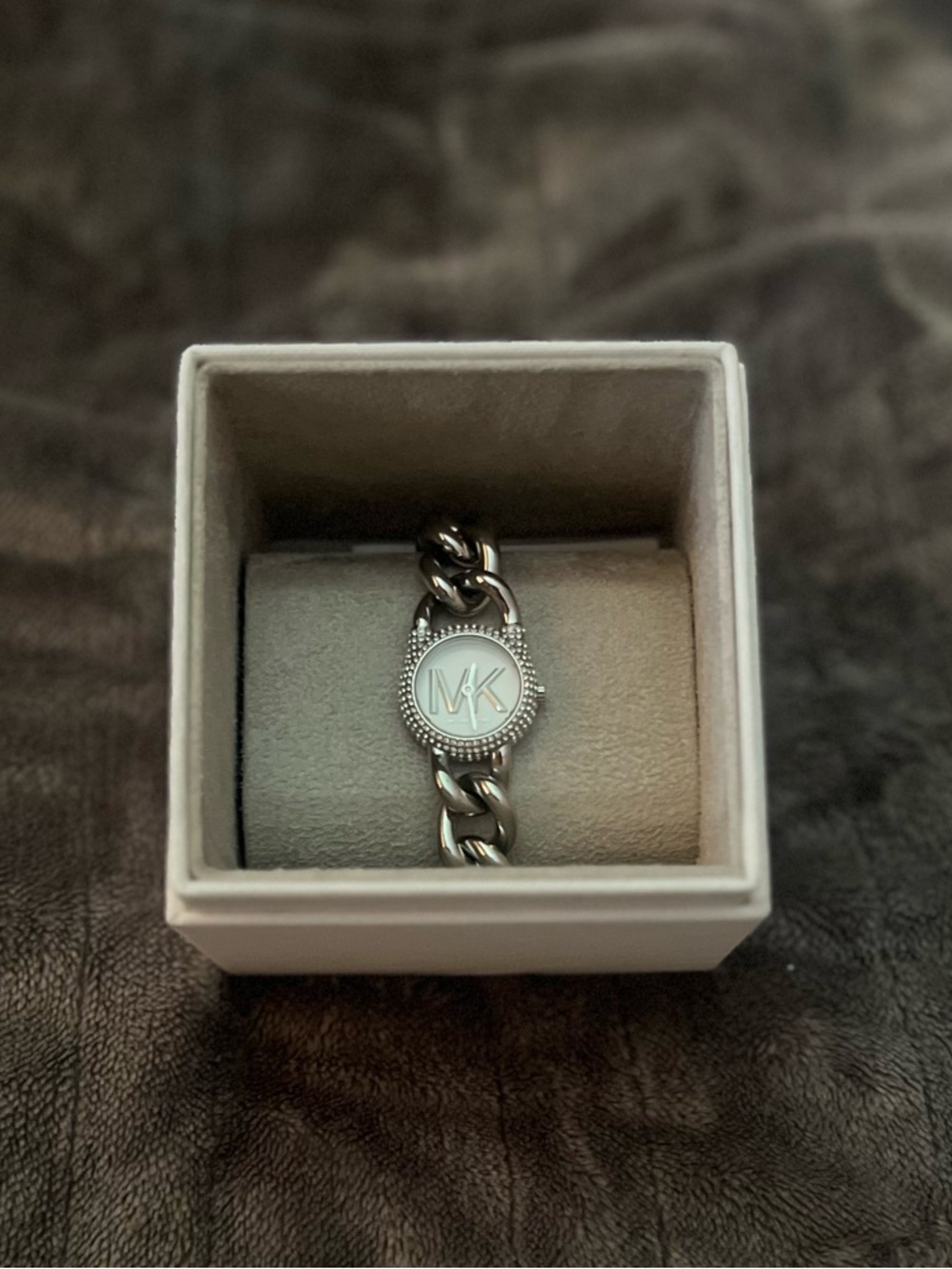 Michael Kors Petite Pavé Chain-Link Watch